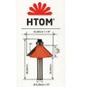 Fresa para Tupia Moldura Romana com Rolamento 25.00mm - Htom - 2