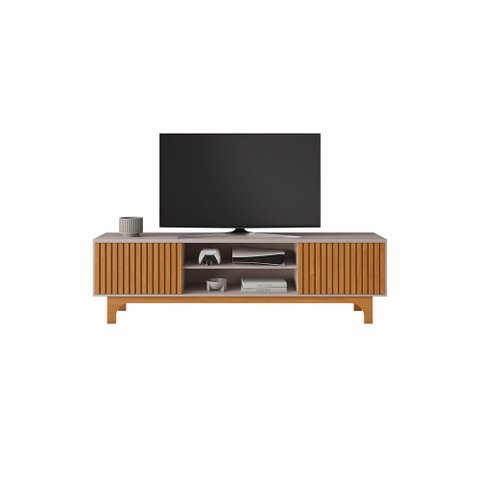 Rack para Tv até 70 Polegadas Trunfo Candian - Jcm Movelaria Off White/cinamomo