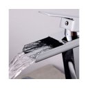 Ver imagem 7 de Torneira Monocomando Banheiro/ Lavabo Quadrada Bica Alta Cascata