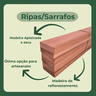 50 Ripas Sarrafos Eucalipto 2x7x50cm Aplainado Artesanato - 5