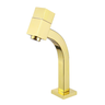 Torneira de Cuba Lavatório Banheiro Lavabo Pia Gold Dourado Quadrado Bica Baixa Metal Luxo Pmx - 1