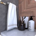 Ver imagem 2 de Kit Acessórios Para Banheiro Cromado Gold Empire 4 peças