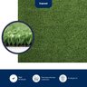 Grama Sintética 12mm para Paisagismo com Proteção Uv 1m X 1,5m Kapazi - 3