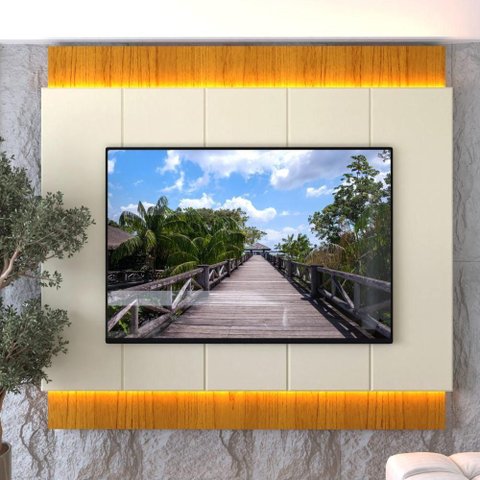 Magnifico 220 Painel com Led Cor:naturale e Off White