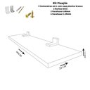 Ver imagem 2 de Prateleira Simples Preta 90x20 Cm com Suporte em Mdf [f031]