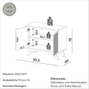 Ver imagem 2 de Balcão 92,5cm c/ 2 Portas e Palha Natural - Carvalho Rose