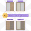 Ver imagem 6 de Guarda-roupas Casal 2 Portas de Correr 4 Gavetas Dallas Multimóveis Mp4271 Madeirado/branco