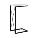 Ver imagem 1 de Mesa Lateral Sofá Xis Aço Carbono Base Preta