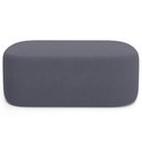 Ver imagem 3 de Puff Decorativo Orgânico para Living Quarto 100cm Doha W01 Suede Cinza - Lyam Decor