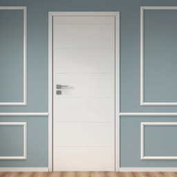 Guarnição Poliestireno Branco 7cm Liso Lev71 - Santa Luzia:branco - 5