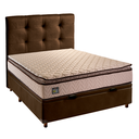 Ver imagem 4 de Cama Box Bau com Colchão Casal D45 Belmont Hellen + Cabeceira Marrom