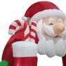 Arco Inflavel de Natal Gigante 3 Metros e 60 cm Papai Noel Natalino Led Enfeite Portal Empresa - 6