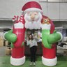Arco Inflavel de Natal Gigante 3 Metros e 60 cm Papai Noel Natalino Led Enfeite Portal Empresa - 7