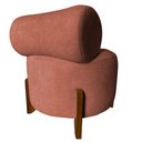 Ver imagem 4 de Poltrona Decorativa Mônaco Bouclé Terracota