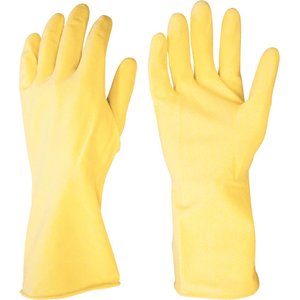 Luva látex xg amarela com forro ca13336 - Nove54