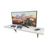 Mesa Suspensa Computador e Gamer 90X45 Branco - 1