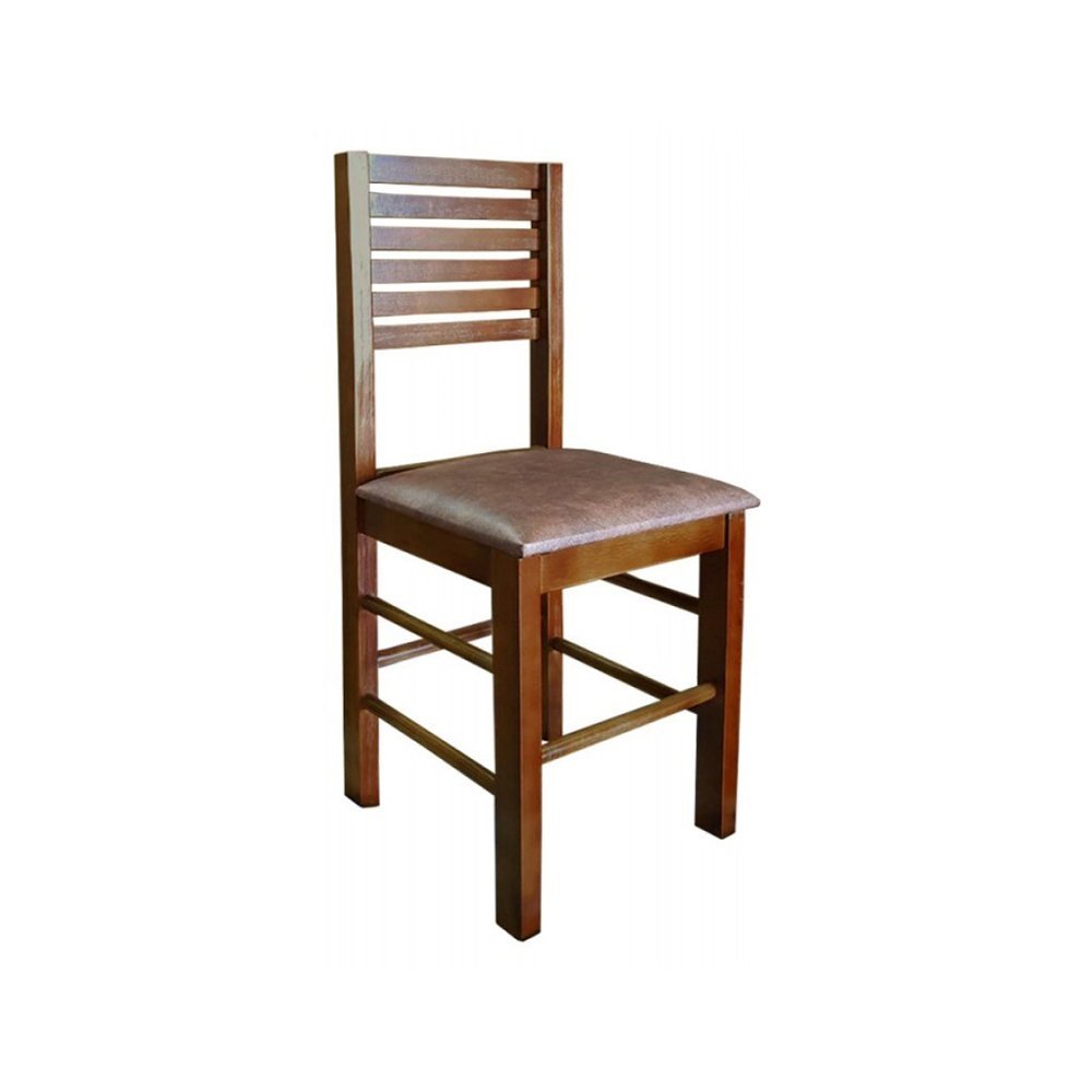 Conjunto de Mesa de Madeira 120x70 Laguna com 4 Cadeiras Imbuia Estofado Marrom - 3