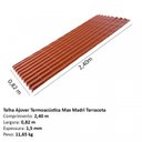 Ver imagem 4 de Kit com 15 Telhas Termoacústicas 2,40m X 0,82m Max Madri