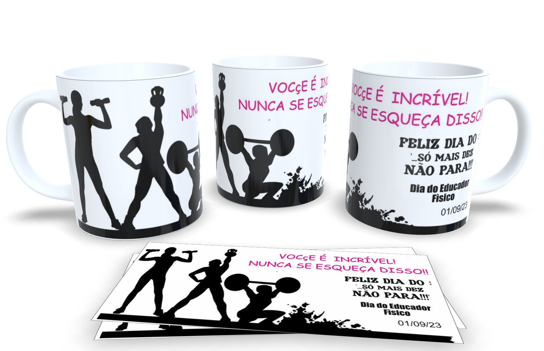 Canecas de Porcelana Personalizadas Profissões Academia