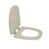 Assento Sanitário Poliéster para Louça Monte Carlo (deca) Slow Close Cromado (reb. Oculto) Creme - 2