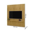 Ver imagem 3 de Painel Ripado Absolut e Rack Suspenso Denver para Tv de até 72 Polegadas