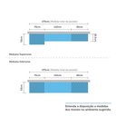Ver imagem 5 de Armário De Cozinha 5 Peças Sem Tampo De 120 Crema Com Verde