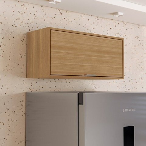 Armario 800 Basc Refrigerador Colors Marrom/Freijo