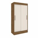 Ver imagem 2 de Guarda Roupa Lyon 2 Portas 2 Gavetas Off White Nogueira Doripel