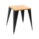 Ver imagem 4 de Kit 5 Conjuntos de Mesa Industrial Premium Tolix 2 Cadeiras Pretas em Aço Assento Sublimado