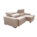 Ver imagem 7 de Sofá Retrátil e Reclinável 2,75m Cama inBox Big Star com SoftGel D40 Velupluma Bege