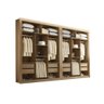 Closet Berlim Premium 8 Gavetas Convencional Rufato Imbuia - 1