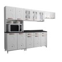 Ver imagem 3 de Cozinha de Aço Completa Modulada Telasul Mirage com Balcão Branco