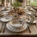 Ver imagem 5 de Aparelho de Jantar 30 Peças Cerâmica Porto Brasil Bio Bananê Orgânico 6 Pessoas Mesa Posta