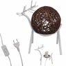 Luminaria Abajur Cervo Decoraçao Rena Natal Mesa Estante Enfeite Casa Quarto Iluminaçao Rustica AB.M - 1
