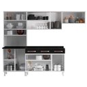 Ver imagem 5 de Cozinha de Aço Completa Modulada Telasul Mirage com Balcão Branco/Preto