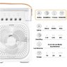 Ventilador Mini Ar Condicionado Climatizador Agua e Gelo com Led Portátil - 3 Velocidades - 2