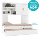 Ver imagem 3 de Quarto Infanto Juvenil Chiara 3 Peças Branco