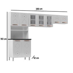 Cozinha de Aço Compacta  Mirage 3 Peças - 4