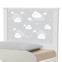 Ver imagem 5 de Cama Tema Solteiro Nuvem Cinza