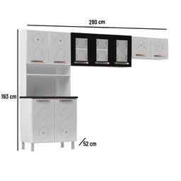 Cozinha de Aço Compacta  Mirage 3 Peças - 4