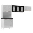 Ver imagem 3 de Cozinha de Aço Compacta Modulada Telasul Mirage 3 Peças Branco/Beranco/Preto