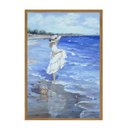 Ver imagem 1 de Quadro Menina na Praia Sally Rio de Janeiro Decoração de Casa