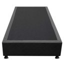 Ver imagem 5 de Base Box para Cama Solteiro 88x188cm Liz S05 Suede Bordado Preto - Mpozenato