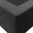 Ver imagem 3 de Base Box para Cama Solteiro 88x188cm Liz S05 Suede Bordado Preto - Mpozenato