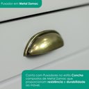 Ver imagem 2 de Torre Quente Dupla C351 2 Portas 2 Gavetas MDF 71,5cm Cinza Móveis Henn