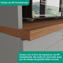Ver imagem 4 de Torre Quente Dupla C351 2 Portas 2 Gavetas MDF 71,5cm Cinza Móveis Henn