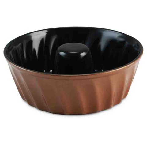Forma para Bolo Twist 23 Cm 1,7 L Cobre Ceraflame