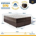 Ver imagem 3 de Cama Box com Colchão de Espuma D70 Pillow In Ultra Dream Anjos Queen 158cm