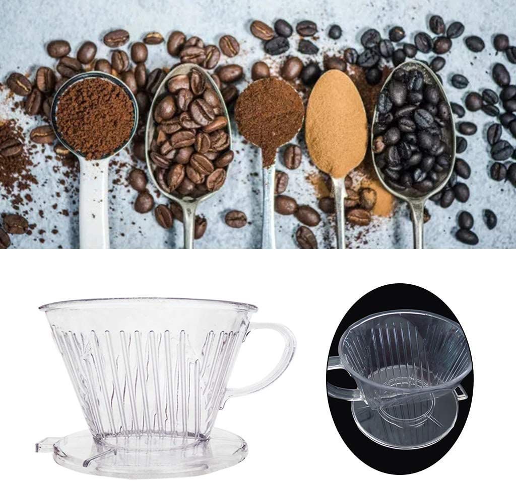Filtro Para Café de Plástico Transparente Reutilizável 10cm - 5