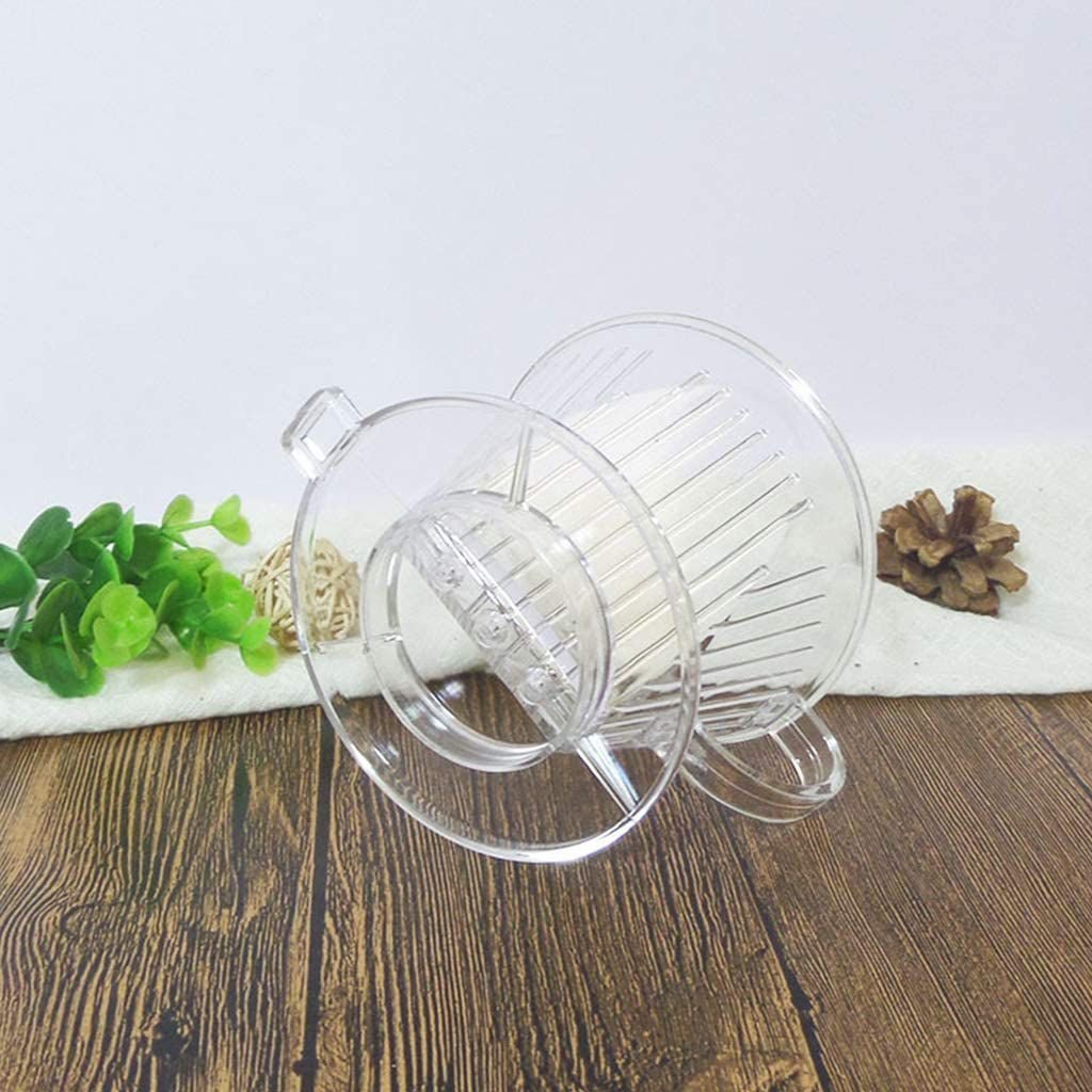 Filtro Para Café de Plástico Transparente Reutilizável 10cm - 4